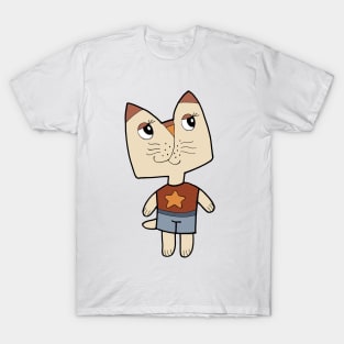 Cartoon, funny kitten boy T-Shirt